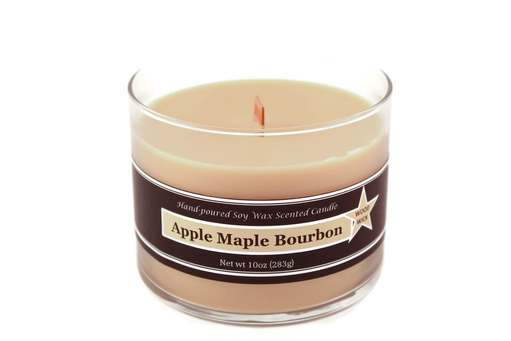 Scented Soy Candle - Soy Wax Candle - Apple Bourbon Candle
